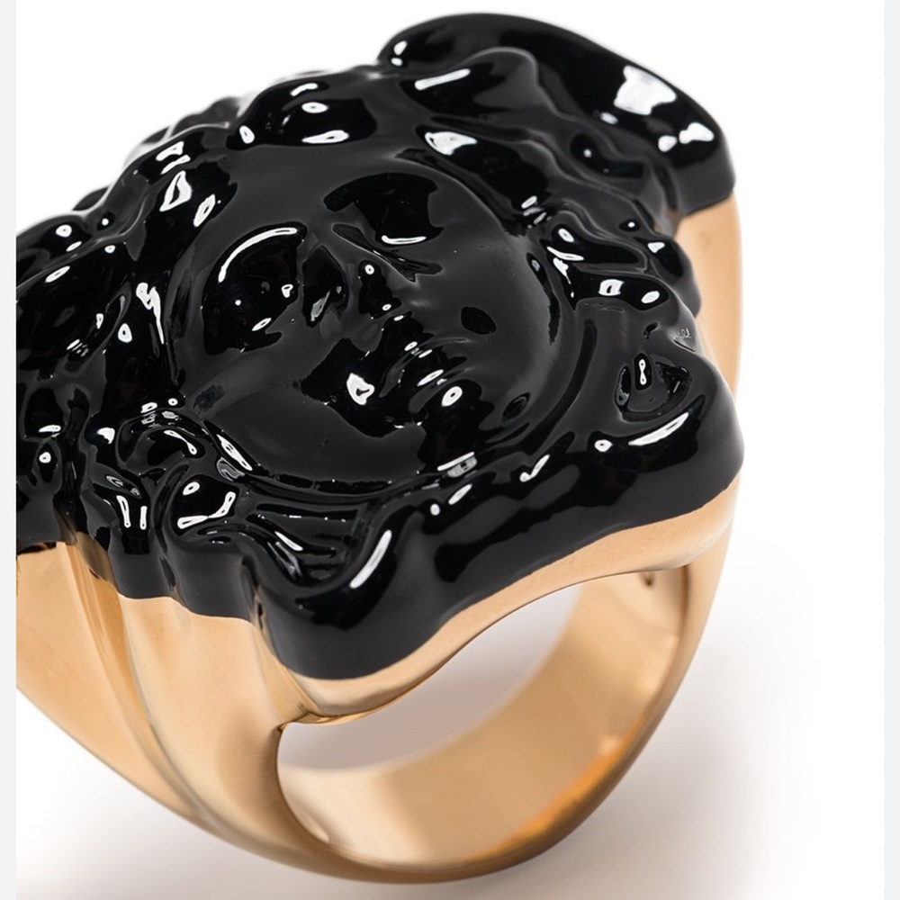 Versace enamel ring NEW (Authentic)